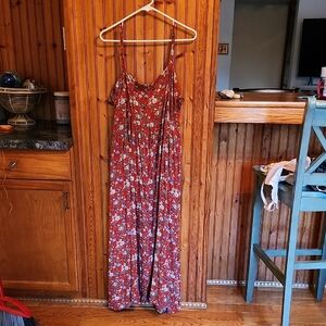 Natural Life Foral Spaghetti Strap Maxi Dress.